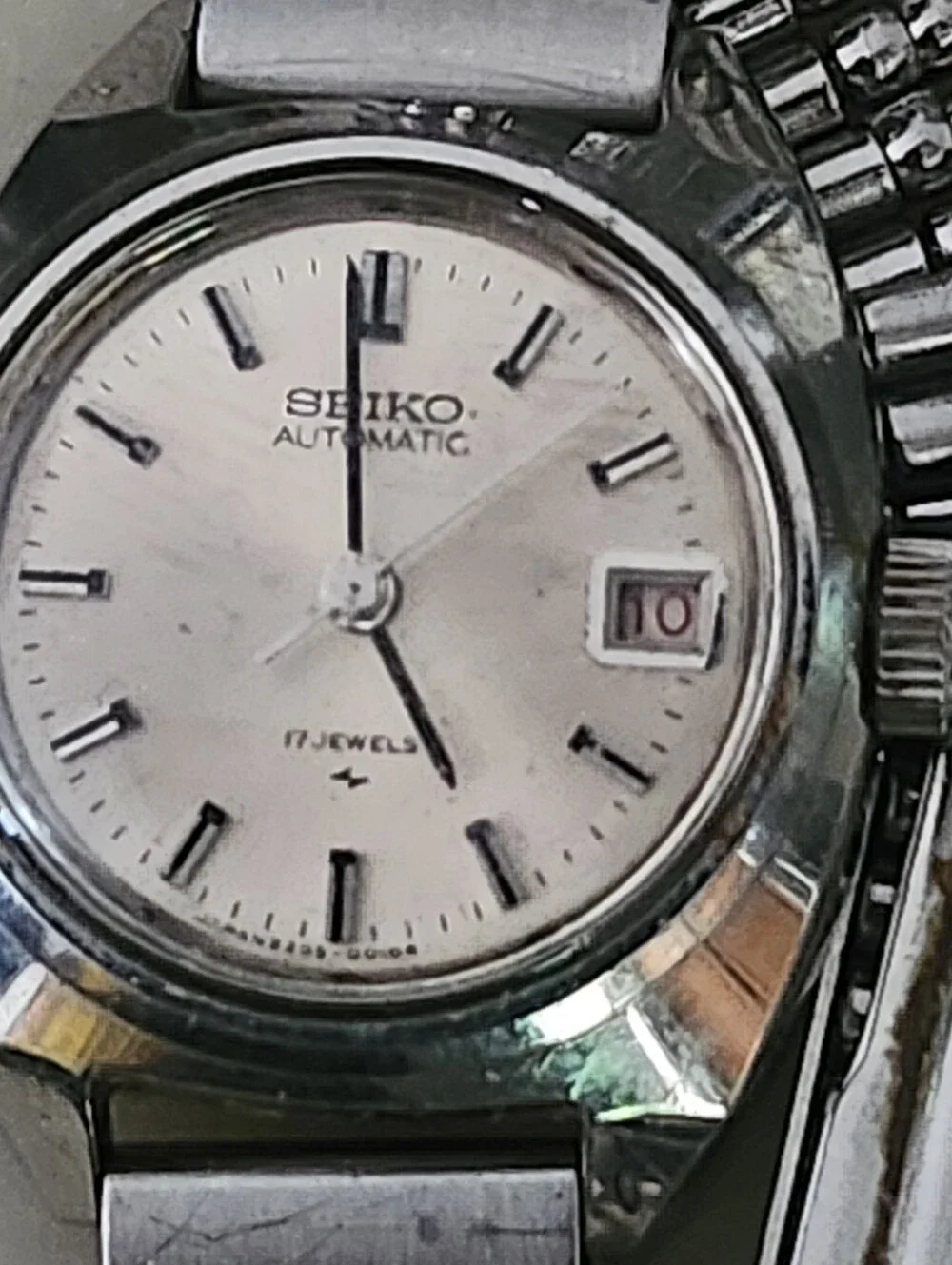 Vtg Seiko Automatic Jewels 17 Wristwatch